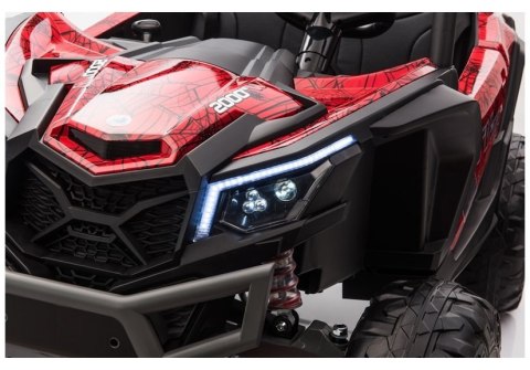 Auto na Akumulator Buggy UTV-MX Czerwony Spider Lakier Auto na Akumulator Buggy UTV-MX Czerwony Spider Lakier