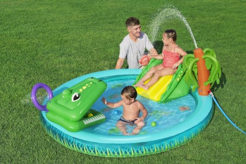 Dmuchany Plan Zabaw Krokodyl 224 x 181 x 72 cm Bestway 53166 Dmuchany Plan Zabaw Krokodyl 224 x 181 x 72 cm Bestway 53166