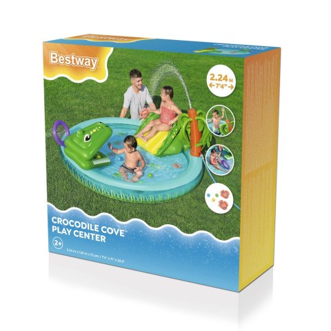 Dmuchany Plan Zabaw Krokodyl 224 x 181 x 72 cm Bestway 53166 Dmuchany Plan Zabaw Krokodyl 224 x 181 x 72 cm Bestway 53166
