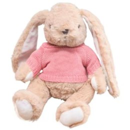 Pluszowa Maskotka Przytulanka Zając Sweterek Różowy 22cm