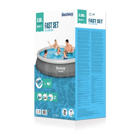 Basen ogrodowy rozporowy 396 x 84 cm Bestway 57376 Basen ogrodowy rozporowy 396 x 84 cm Bestway 57376