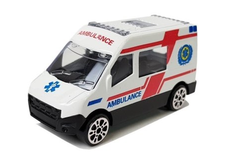 Zestaw Pojazdów Ambulans Pogotowie Resoraki 1:64 6 Sztuk Zestaw Pojazdów Ambulans Pogotowie Resoraki 1:64 6 Sztuk