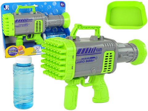 Maszynka Do Baniek Mydlanych Pistolet Płyn Zielona Maszynka Do Baniek Mydlanych Pistolet Płyn Zielona