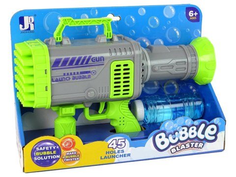 Maszynka Do Baniek Mydlanych Pistolet Płyn Zielona Maszynka Do Baniek Mydlanych Pistolet Płyn Zielona