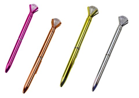 Długopis Z Diamentem W Połysku Niebieski Wkład 0.7mm Mix Długopis Z Diamentem W Połysku Niebieski Wkład 0.7mm Mix