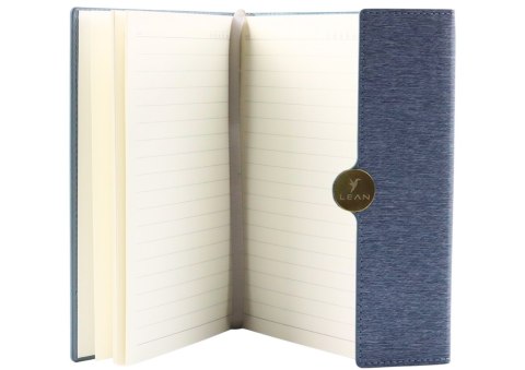 Notes Biurowy Na Magnes Notatnik W Linie A5 Z Obiciem Szary Notes Biurowy Na Magnes Notatnik W Linie A5 Z Obiciem Szary